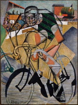 100 Great Art Painting - Jean Metzinger The Racing Cyclist